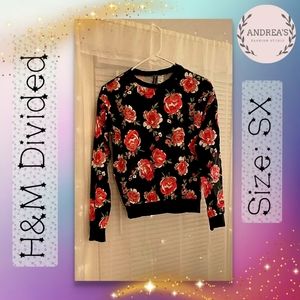 H&M vintage style sweater shirt